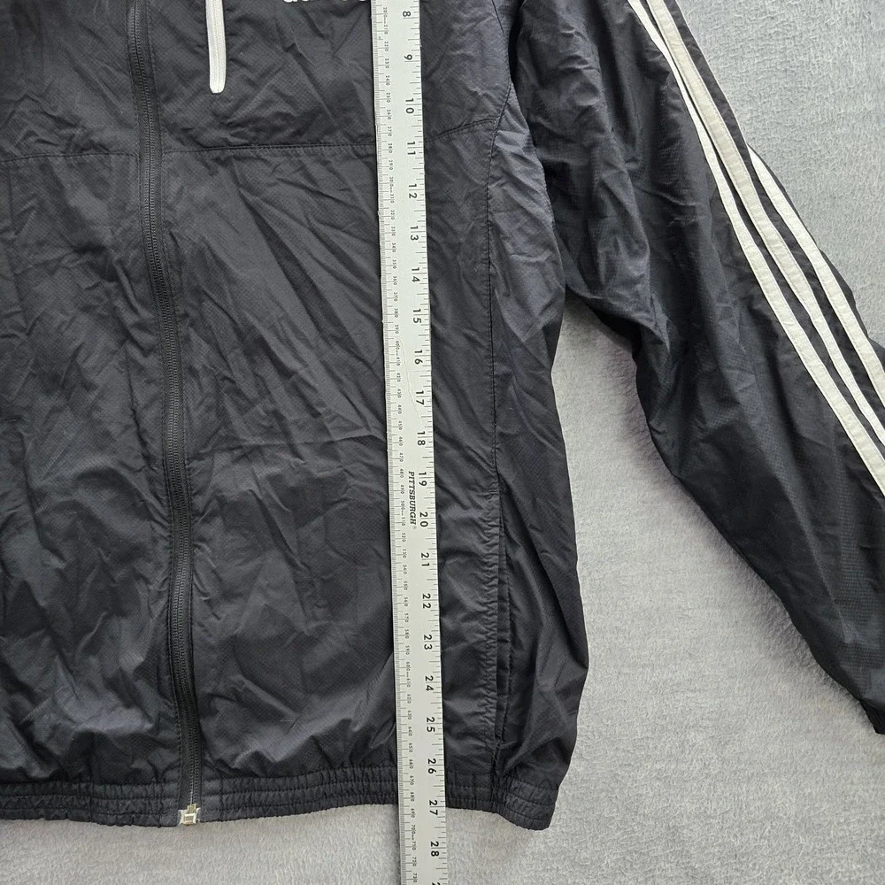 Adidas Men Jacket L Black‎  Nylon Polyester Track Jacket Gorpcore Logo
